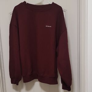 Columbia Women's Aldermore Crewneck Sweatshirt In Rich Wine